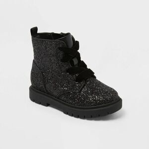 Toddler Girls' Khloe Ankle Boots - Cat & Jack Black 5T